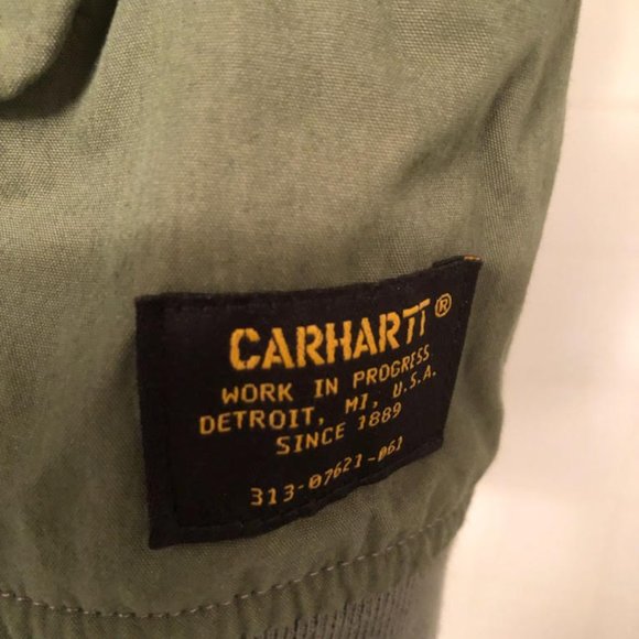 MENS CARHARTT ADAM BOMBER JACKET SIZE SMALL - Picture 2 of 10